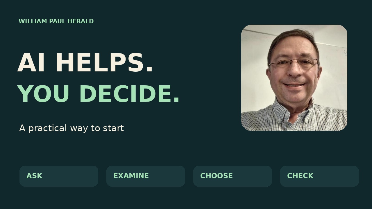 AI helps. You decide. — Video 3 thumbnail